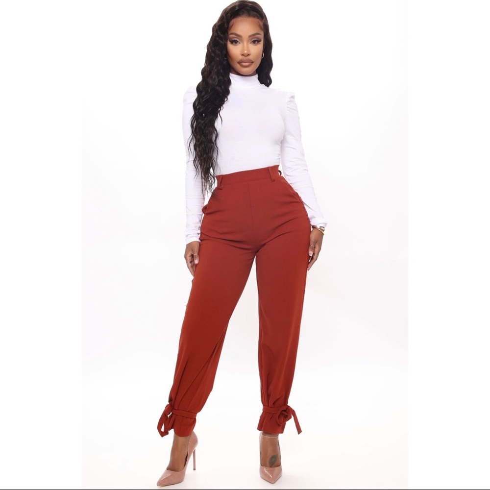 Sold! Brick Red Office Trouser